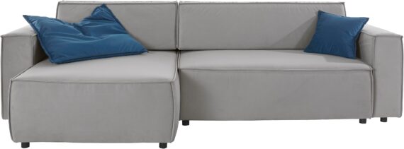 INOSIGN Ecksofa "Marva L-Form", incl. Bettfunktion und Bettkasten, Federkern