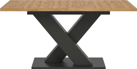 INOSIGN Esstisch "Motus, ausziehbar 150 -190 cm, inklusive 40 cm Einlegeplatte", X-Gestell mit Bodenplatte, Tisch, Küchentisch, Esszimmer, Küche