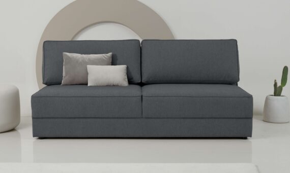 INOSIGN Schlafsofa "Simonton 3-Sitzer, Breite 202 cm", Liegefläche 202x146 cm, inkl. Bettkasten, weicher Struktur-Stoff