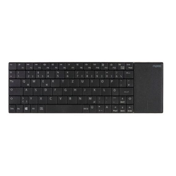 Rapoo E2710 kabellose Multimedia-Tastatur, 2.4 GHz Wireless Verbindung Tastatur