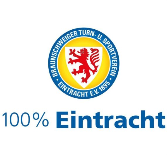 Wall-Art Wandtattoo "Eintracht Braunschweig 100%", (1 St.), selbstklebend, entfernbar