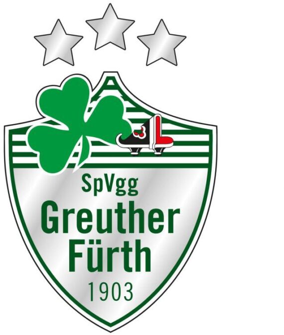 Wall-Art Wandtattoo "SpVgg Greuther Fürth Logo", (Set, 1 St.), selbstklebend, entfernbar