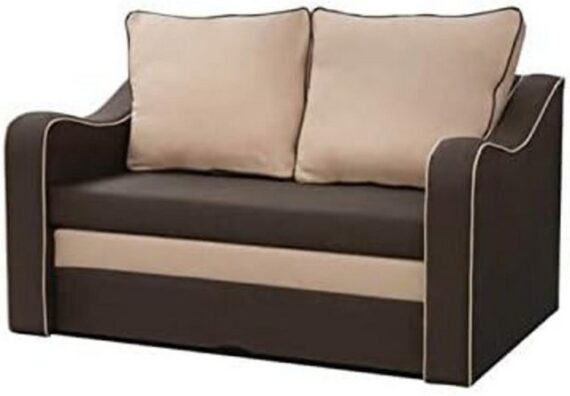 MOEBLO Schlafsofa LUCKY, Kleines Schlafsofa Convertible Wohnzimmer Jugendzimmer Relax 2-Sitzer Noveau, - (BxHxT): 140x73x90 cm