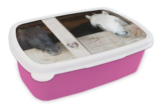 MuchoWow Lunchbox Pferde - Pferdestall - Regale