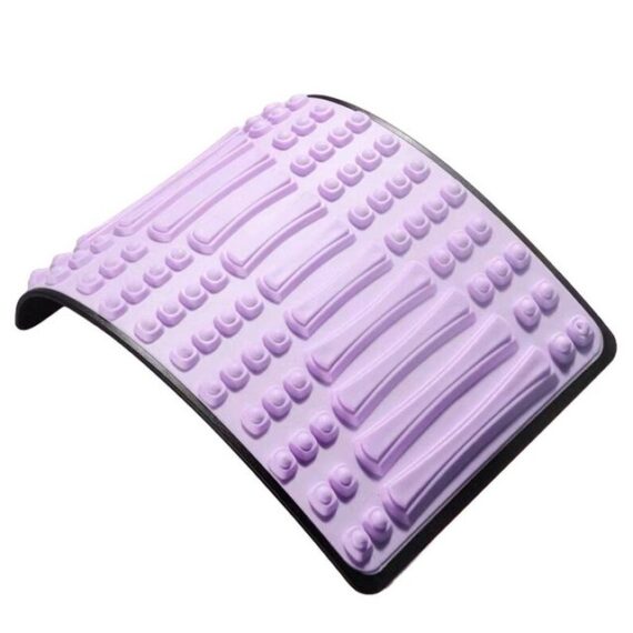 OKWISH Rückentrainer Rückenstrecker Rückendehner Rückenmassage Unterstützung Back Stretcher, (Lendenwirbeldehner Rücken und Nackenstrecker Haltungskorrektur 2 in 1, 1-tlg., Yoga-Fitnessgeräte, Höhenverstellung, Rückenstütze, Rückenmassagegerät), Lendenwirbelstütze Schmerzlinderung Muskelverspannung Bett Stuhl Auto