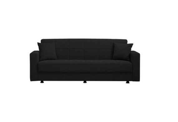 Sitwell Schlafsofa DAVE, mit Bettfunktion und Bettkasten inkl. Kissen Samt, Aufklappbar