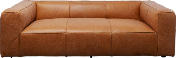 Sofa Cubetto Smart Leder Hellbraun 220cm