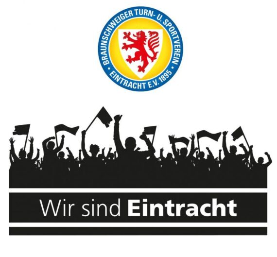 Wall-Art Wandtattoo "Eintracht Braunschweig Fans Logo", (1 St.), selbstklebend, entfernbar