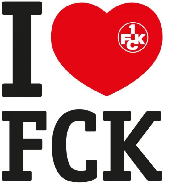 Wall-Art Wandtattoo "Fußball Fanartikel I love FCK", (1 St.), selbstklebend, entfernbar