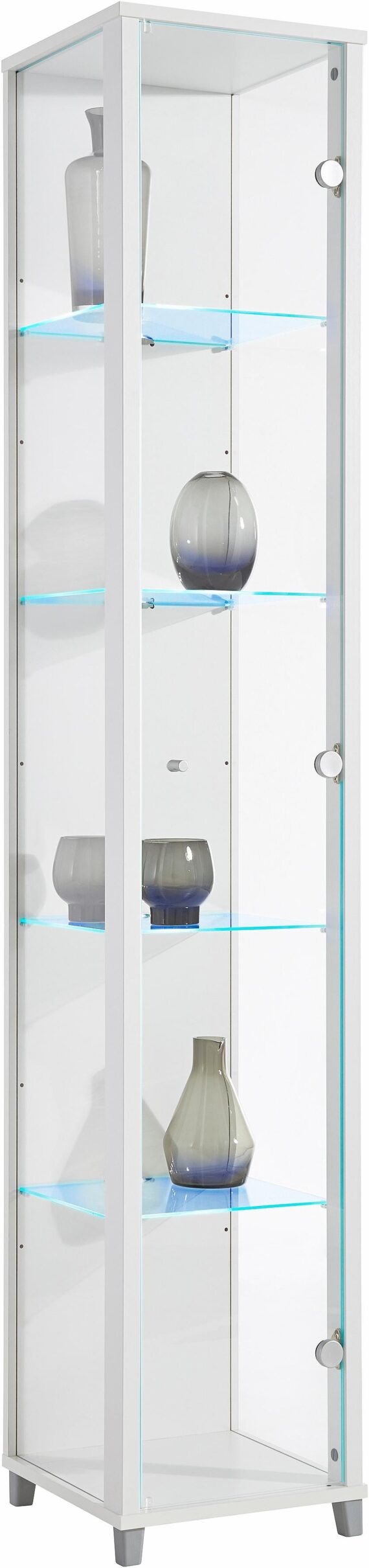 fif möbel Vitrine "OPTIMA", Standvitrine/Glasvitrine 1x Glastür,perfekt für Sammler,Sammlervitrine