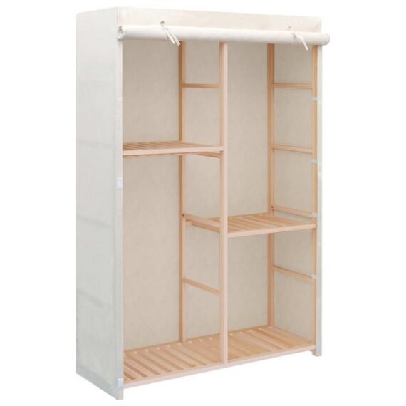 furnicato Kleiderschrank mit 3 Ebenen 110 x 40 x 170 cm (1-St)