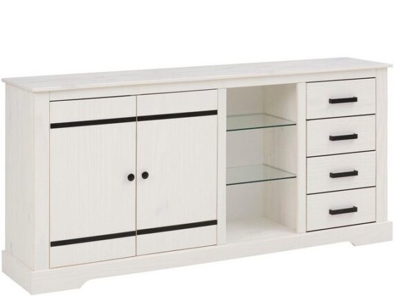 loft24 Mehrzweckschrank Thor Sideboard aus Kiefer im Landhausstil