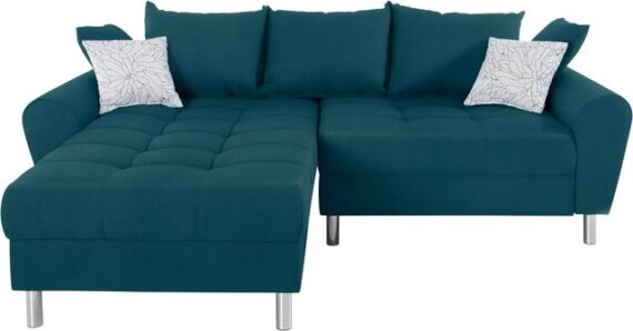 COLLECTION AB Ecksofa Rada L-Form, inklusive Hocker, Bettfunktion und Federkern