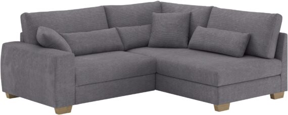 Home affaire Ecksofa "DuraSpring", mit Taschenfederkern, bis 140 kg belastbar, wahlweise mit Bett