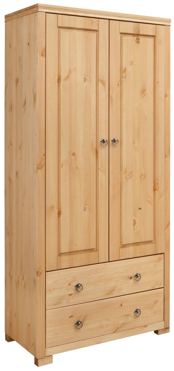 Home affaire Kleiderschrank "Gotland", Breite 80 cm, Höhe 178 cm, aus massiver Kiefer, FSC