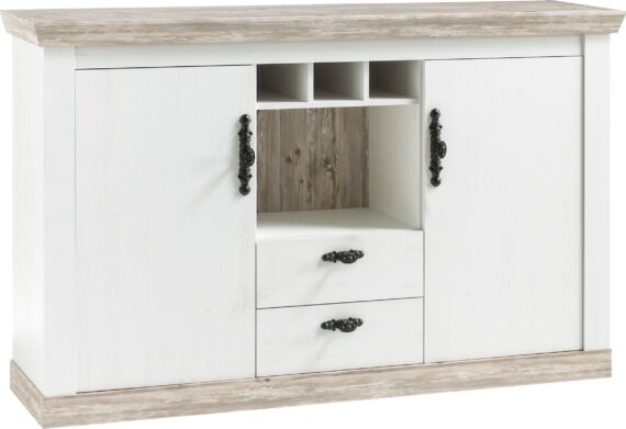 Home affaire Sideboard "Florenz", im romantischen Landhaus-Look, Breite 168 cm