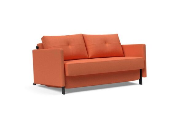 INNOVATION LIVING ™ Schlafsofa Cubed Klappsofa, hochwertige Schlaffunktion, Design und extra Komfort, Frontauszug, sehr platzsparend, abgewinkelt Sitzen, waagerecht liegen