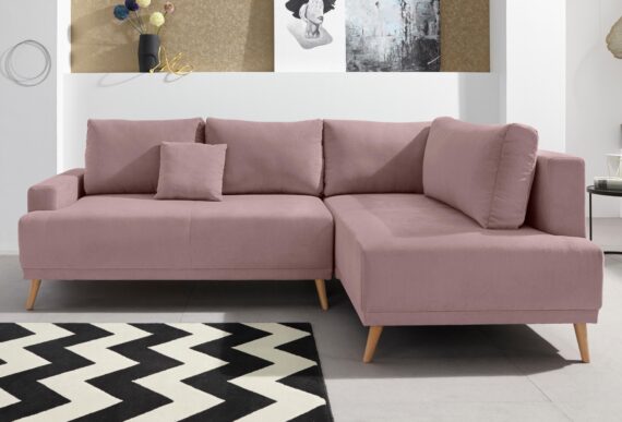 INOSIGN Ecksofa "Exxpo Otusso, L-Form", mit Bettfunktion und Bettkasten