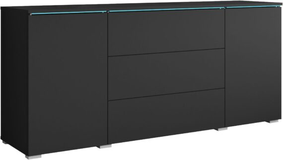 INOSIGN Sideboard "VERA", moderne grifflose Kommode Breite 150 cm, Einlegeböden verstellbar