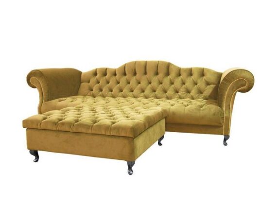 JVmoebel 2-Sitzer Chesterfield Sofa 2 Sitzer Designer Couchen Sofas Ohne Hocker Sofort, 1 Teile