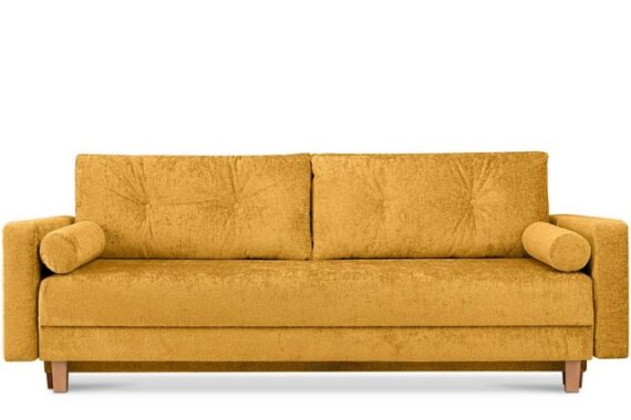 KONSIMO Schlafsofa ERISO Sofa 3-Personen, Liegfläche 196x150 cm, Chenille-Oberstoff, mit Schlaffunktion