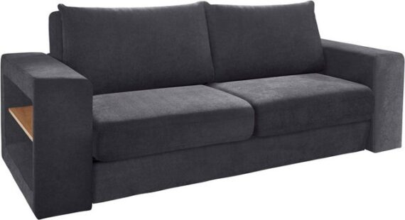 LOOKS by Wolfgang Joop 3,5-Sitzer Looksvb, Verwandlungssofa: aus Sofa wird Sofa mit 2 Hockern, mit Regalfunktion