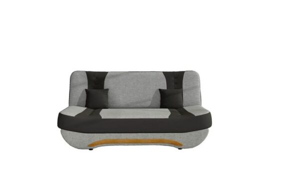 MOEBLO Schlafsofa Feba, Couch für Wohnzimmer Sofagarnitur Polstersofa Kippsofa Klappsofa Click-Clack, mit Schlaffunktion und Bettkasten