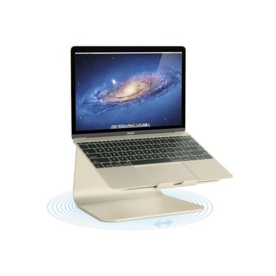 Rain Design Monitor-Halterung, (360 mStand Laptop Stand gold)