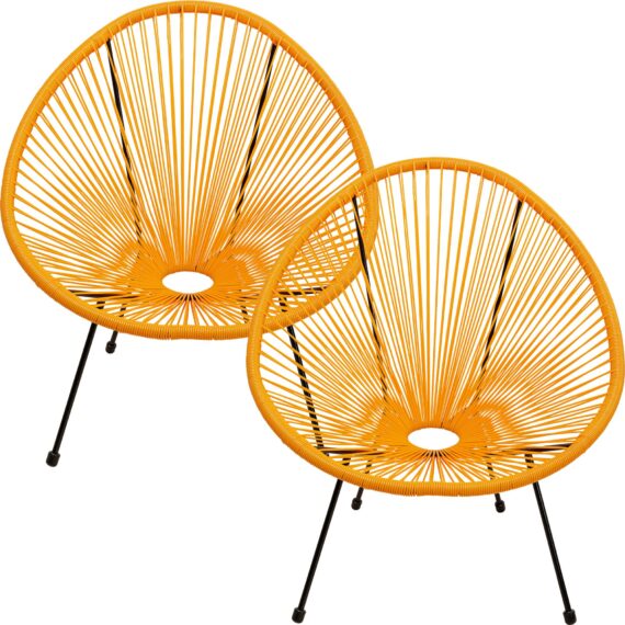 Sessel Acapulco (2/Set) Orange