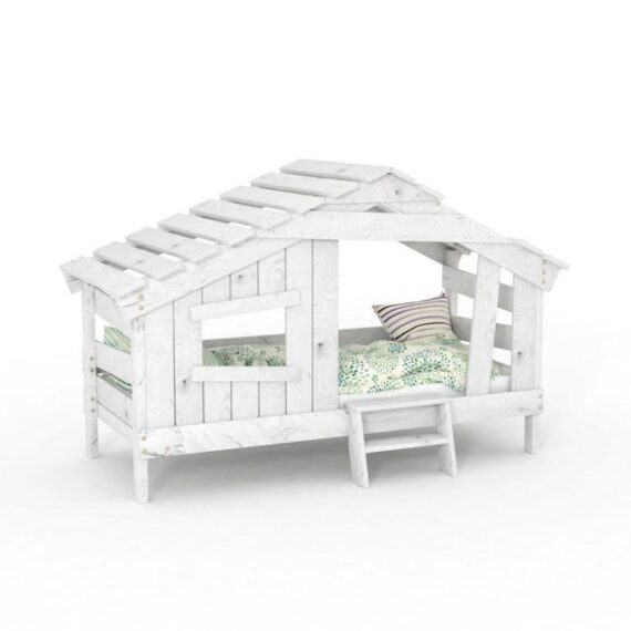 bibex Kinderbett APART CHALET Kinderbett, Jugendbett, Spielbett, creme-beige