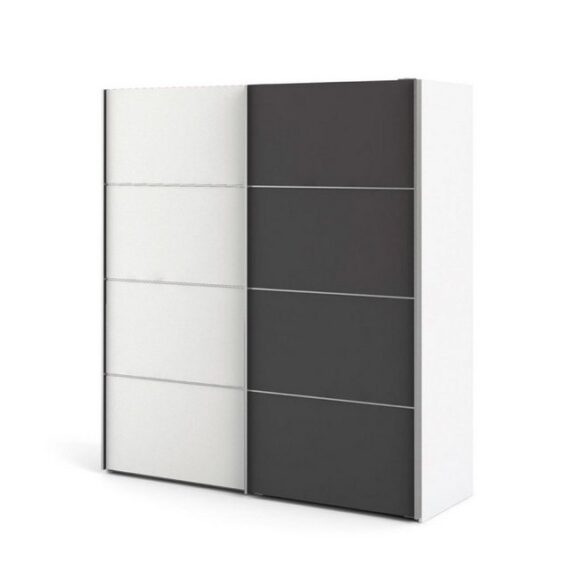 ebuy24 Kleiderschrank Veto Kleiderschrank A 2 türig H201 cm x B182 cm we