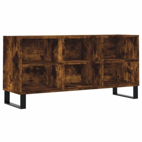 furnicato TV-Schrank Räuchereiche 103,5x30x50 cm Holzwerkstoff (1-St)