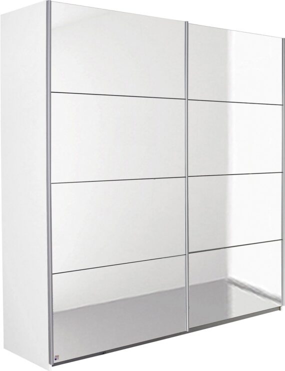 rauch Schwebetürenschrank "Subito Kleiderschrank Bestseller", Schlafzimmerschrank Garderobe mit 8 Spiegelelementen