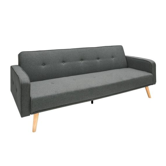 riess-ambiente Schlafsofa SCANDINAVIA 210cm anthrazit, mit Bettfunktion