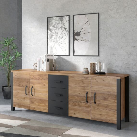 Home affaire Sideboard "Olin", Breite 220cm