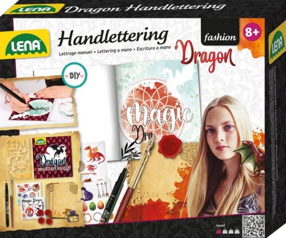 Lena® Kreativset Handlettering Dragon