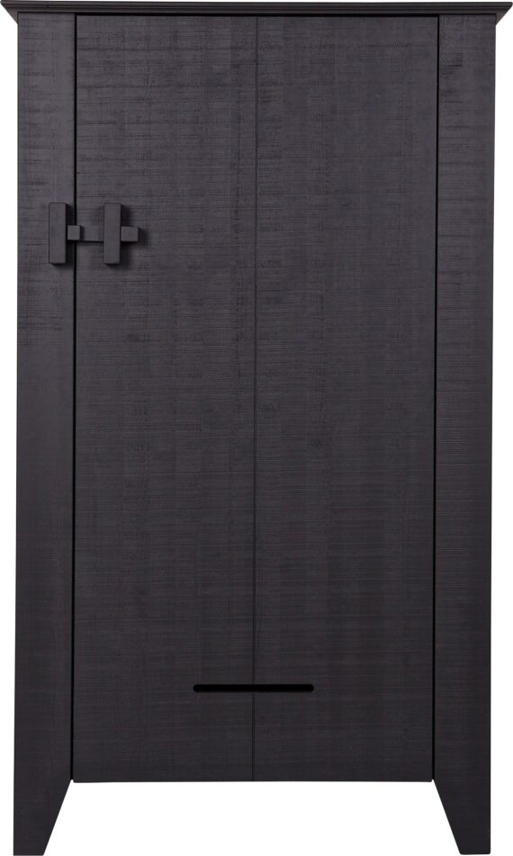 WOOOD Stauraumschrank "Gijs", Bauernschrank mit Griff, H 142 cm x B 85 cm