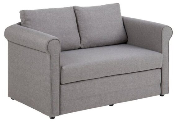 ebuy24 Schlafsofa Hellgrau