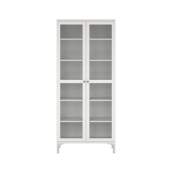 ebuy24 Vitrine Roma Vitrinenschrank 2 Türen weiß.