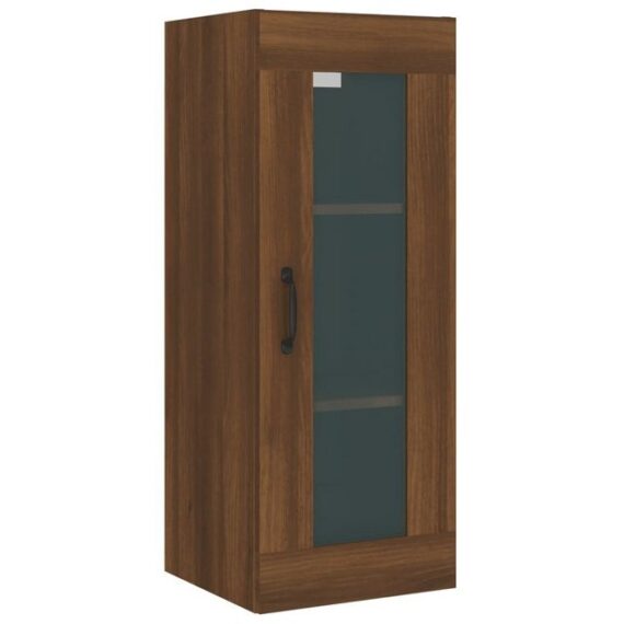 furnicato Hängeschrank Braun Eichen-Optik 34,5x34x90 cm (1-St)