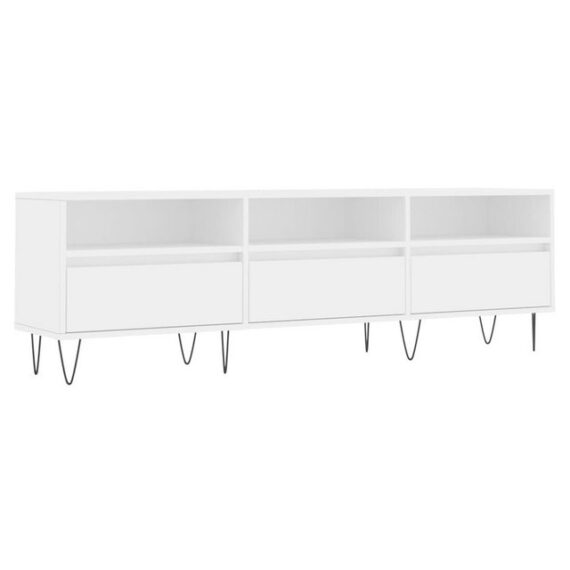 furnicato TV-Schrank Weiß 150x30x44,5 cm Holzwerkstoff (1-St)