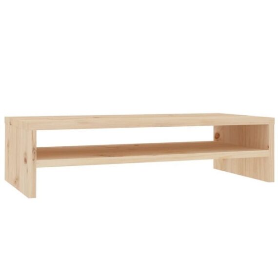 vidaXL TV-Schrank Monitorständer 50x24x13 cm Massivholz Kiefer