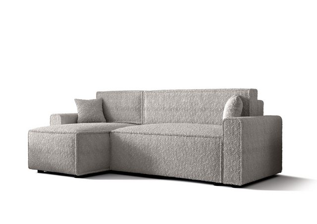 ALTDECOR Ecksofa MIR-BIS, Couch mit Schlaffunktion, Stauraum Wohnlandschaft Funktionsecke, Corner Sofa Bett Eckcouch Couch L-Form Schlafcouch Ausziehbar