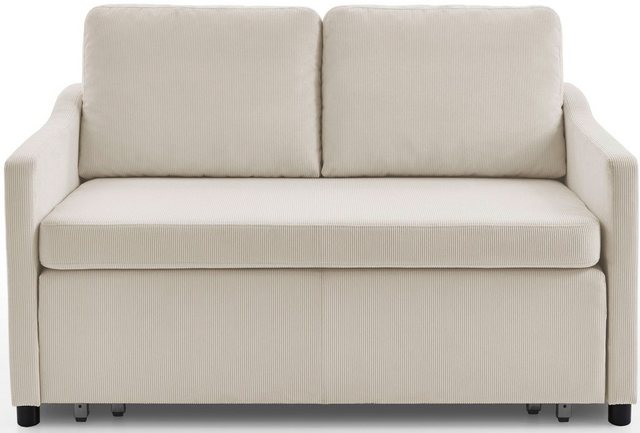 ATLANTIC home collection Schlafsofa Anella, mit Cord-Bezug, mit Schlaffunktion, frei im Raum stellbar