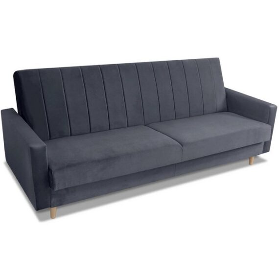 Beautysofa Sofa PAROS, Dreisitzer, mit Schlaffunktion, B:214/H:90/T:86cm, mit Bettkasten, Polstersofa, große Auswahl an Farbvarianten, mit Einbringing in die Wohnung