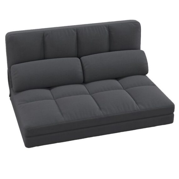 COSTWAY Schlafsofa, klappbares Bodensofa, 3in1, mit verstellbarer Rückenlehne