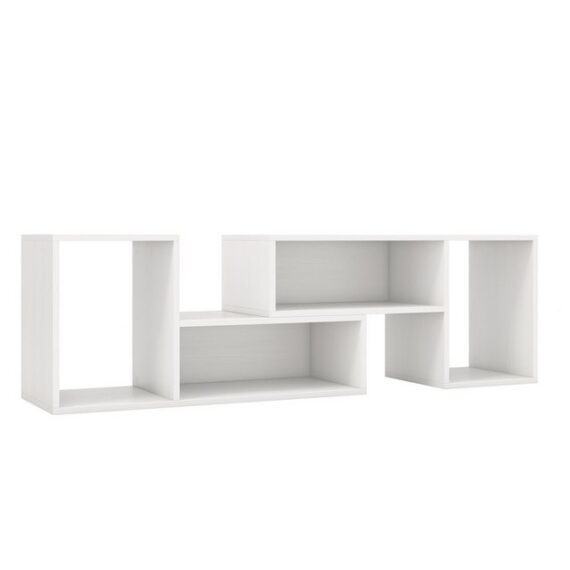 COSTWAY TV-Schrank TV-Regal freie Kombination, mit offenen Regalen, 110-134,5cm