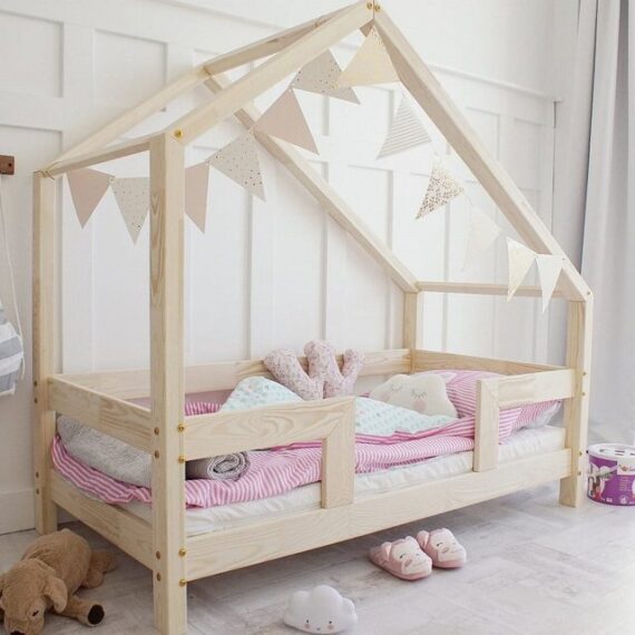 DB-Möbel Kinderbett COCO DUO BED MIT GERADER SCHIENE 200x90