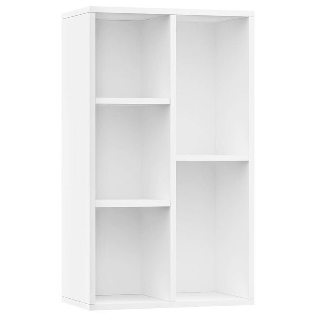 DOTMALL Bücherregal Bücherregal/Sideboard Weiß 50x25x80 cm Holzwerkstoff