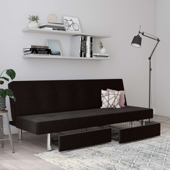 Dorel Home Schlafsofa "Erica", Daybed mit aufklappbarer Liegefläche